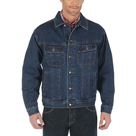 Wrangler Men's Big and Tall Denim Jacket, Antique Indigo, 2X-Large