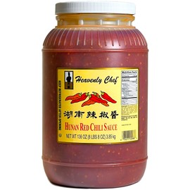 Heavenly Chef Hunan Red Chili Sauce, 136 oz (1 Gallon)