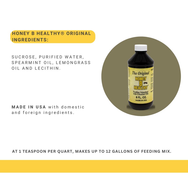 Honey B Healthy® Original 8 oz. Bottle, Feeding Stimulant with