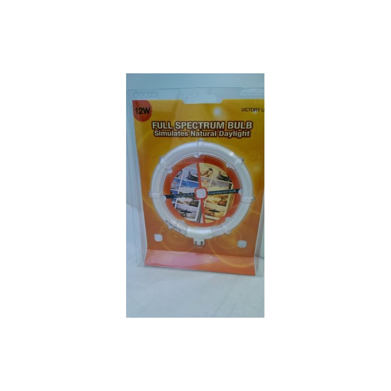 Full Spectrum Bulb - T4 12W 6400K - Simulates Natural