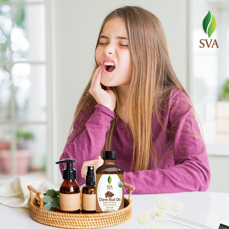 SVA Clove Essential Oil Organic – 4 Fl Oz –