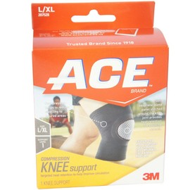 ACE Compression Knee Support LG/XL 1 Each (Pack of 2)
