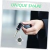 KOMBIUDA 2pcs Compass Keyring for Hiking Camping Zinc Alloy Aircraft
