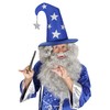 Cappello da mago blu con stelle