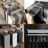 Pull Out Valet Rods for Closets, Clothes Hanger Rail Slide