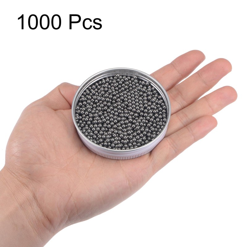 sourcing map 1000pcs 3mm Carbon Steel Bearing Balls G1000 Precision
