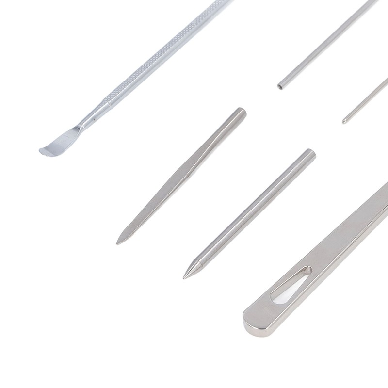 6PCS Paracord Stitching Set Stainless Steel Lacing Needles Smoothing Tool
