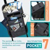 sundee Travel Neck Wallet with Double Zippers, RFID Blocking Passport