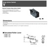 OMRON ELECTRONIC COMPONENTS V-10G4-1C24-K MICRO SWITCH, ROLLER LEVER SPDT 10A