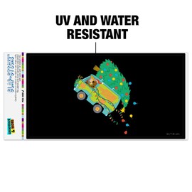 GRAPHICS & MORE Scooby Mystery Machine Christmas Automotive Car Window Locker Bumper Sticker