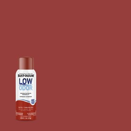 Rust-Oleum Low Odor Premium Spray Paint, 11 oz, Matte Timeless Red