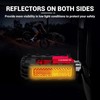 KABON Bicycle Pedal Foldable Non-Slip Bicycle Pedal Set with Reflectors