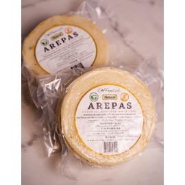AREPAS, BY COFFEECOL, GLUTEN FREE, 100% made of Corn, Healthy Bread substitute, No additives added, 10 Units, Best Arepas in USA. Thick &Delicious. Naturally Gluten Free.