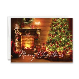 JBH Creations Cozy Cabin Christmas Card - Pack of 24