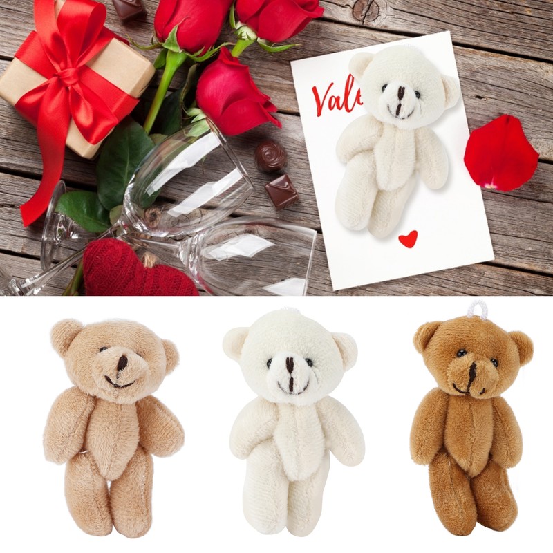 12 Pcs Mini Stuffed Bears Comfortable Soft Cute Mini Teddy
