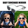 VVQWCY Baby Sunglasses, Adjustable with Strap, Children's UV400 Protection Sunglasses,