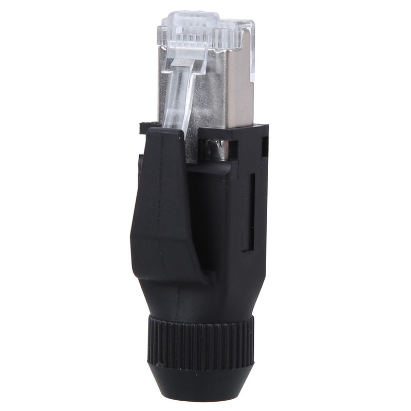 4PCs RJ45 2P07-RJ45 Network Cable Adapter Waterproof Connector for Eletrical