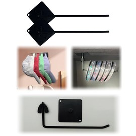 MyLater 2024 New Cup Organizer for Kitchen Cabinets, Yeti Lid Organizer, Lid Holders Inside Cabinet, Self-Adhesive or Drilling Cup Lid Organizer for Kitchen Organizers and Storage (2 Pcs Square)