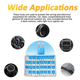 30PCS Micro 2 Blade Fuse ATR/APT Micro2 Fuse ATR/APT Blade Fuse Kit for Car Boat Truck SUV Automotive Replacement Fuses (10A) (15A)