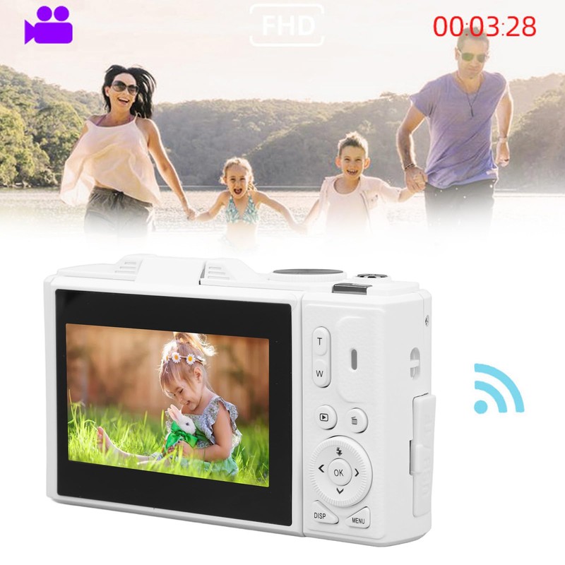 4K Vlogging Camera for YouTube, 64MP Digital Camera for Photography