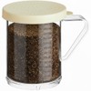 2-Pack 10 oz Polycarbonate Spice Shakers with Beige Lids, Durable