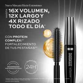 Hyper Extensions Lbel Mascara Rimel Pestañas Original                                                                                                 