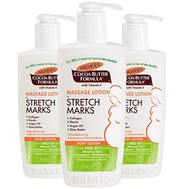 Palmer's Cocoa Butter Formula Massage Lotion for Stretch Marks and Pregnancy Skin Care, 6.5 Ounce (Pack of 3)