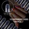 MGART Dual Nail Forms UNIVERSAL SQUARE Extension Structure Poly nail