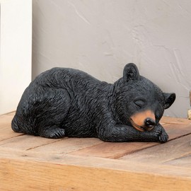 BLACK FOREST DECOR Sweet Dreams Bear Sculpture