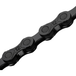 KMC Unisex's DLC 12 Speed Chain, Black/Black, 126 Link