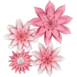 Teacher Created Resources Pink Blossoms Paper Flowers Premade Decorations for Party Photo Backdrops, Classrooms Walls, Showers and Birthday Celebrations (TCR8543)