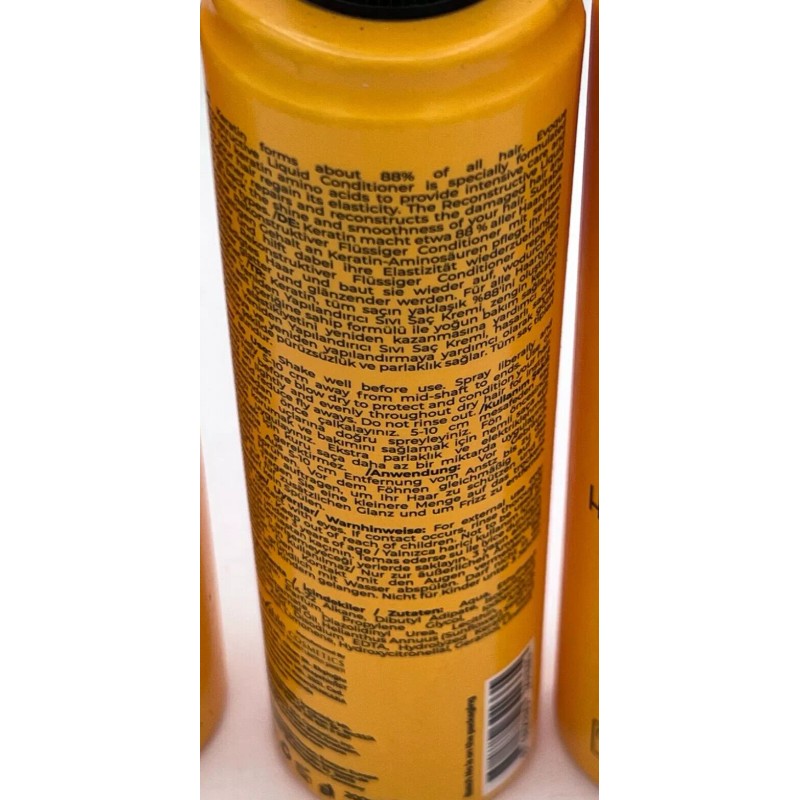 EVOQUE LIQUID HAIR CONDITIONER KERATIN COMPLEX HEAT PROTECTAND, DETANGLING SPRAY