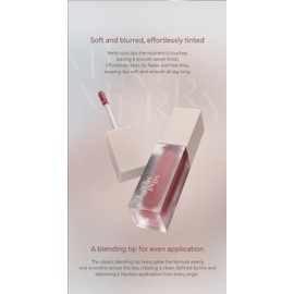 LAENITA MINIMERRY VELVET BLENDING TINT 5 g / 0.17 oz., 01 POMELO, 02 CHERRY, 03 RASPBERRY, matte finish, gradient lips, natural color, daily makeup (03 RASPBERRY)