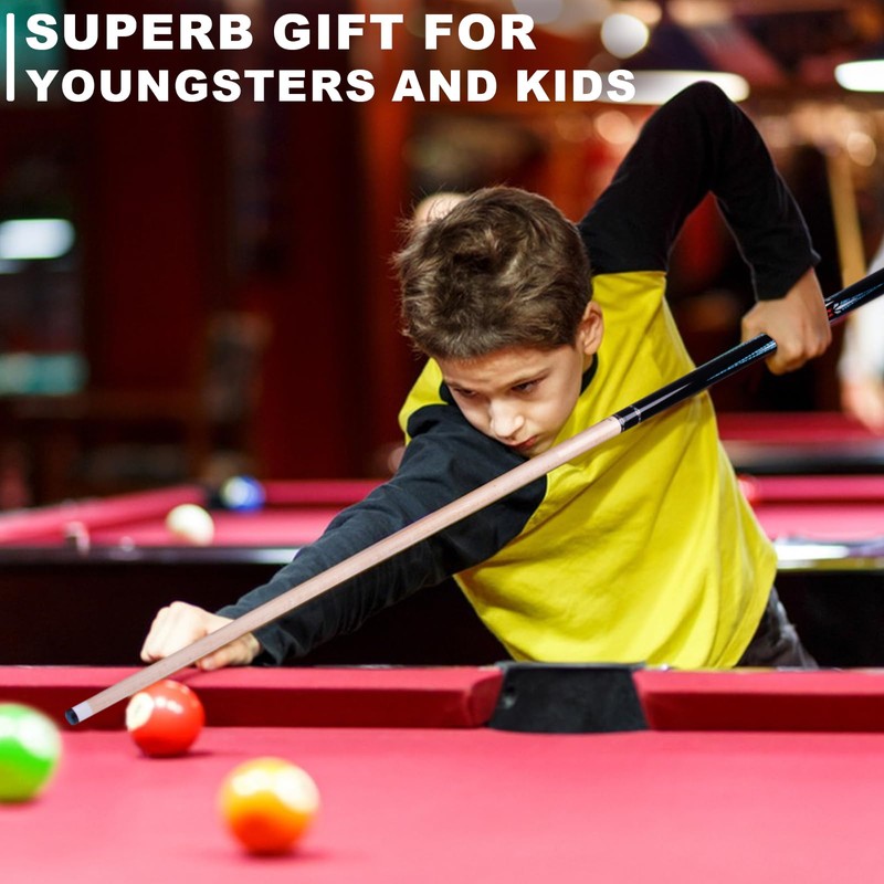 AB Earth 36”/42”/48” Canadian Maple Billiard Short Pool Cues for