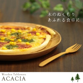 不二貿易(Fujiboeki) レクタングル トレー XLサイズ 幅32cm ブラウン アカシア 天然木 割れにくい 軽量 木製 食器 30146