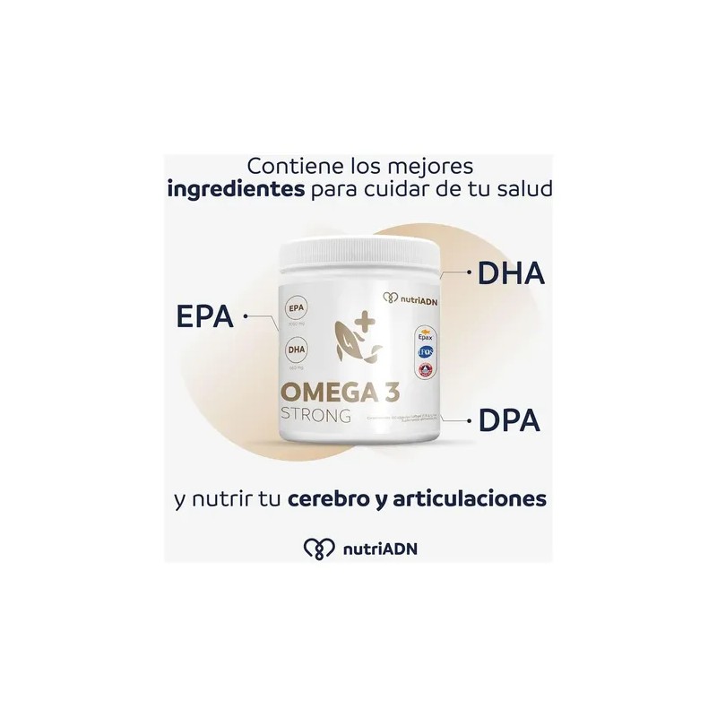 Nutriadn Omega 3 Strong Platinum Alta Potencia Epa Dha Y