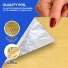 200 Count Pre-Cut Pop Up Wraps, 9” Gold Disposable Wrappers