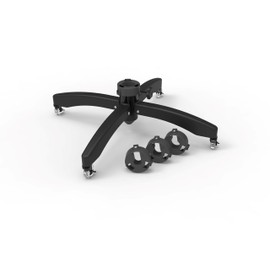 612 Vermont Universal Rolling Artificial Christmas Tree Stand for Trees up to 9 Foot Tall, Locking Caster Wheels (TK-10828-CC-VT)