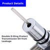 Firewall Mounted Stainless Flexible Oil Dipstick for Ford C4 C6