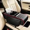 5-in-1 Center Console Cover Organizer Car Cup Holder Tissue Holder