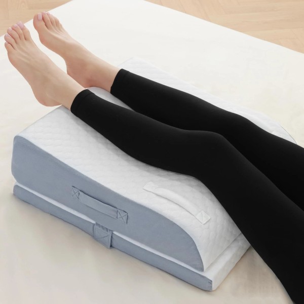 Flyxunfri Adjustable Leg Elevation Pillows for After Surgery, 6" &
