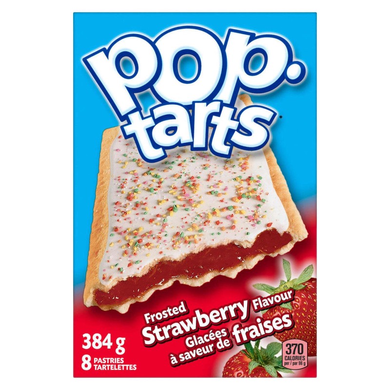 Pop Tarts Kellogg's Pop Tarts Toaster Pastries, Frosted Strawberry 8ct,