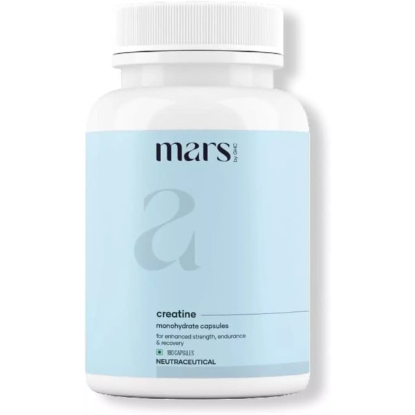 Mars Micronized Creatine Monohydrate Caps: Powered with Shilajit (120 N)