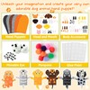 Set da 6 pezzi per creare pupazzi da mano calzino