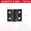 sourcing map Small Acrylic Hinges Plastic Clear Hinge 35 x
