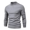 Cooleep Men's Turtleneck Pullover Solid Long Sleeve Warm Pullover Winter