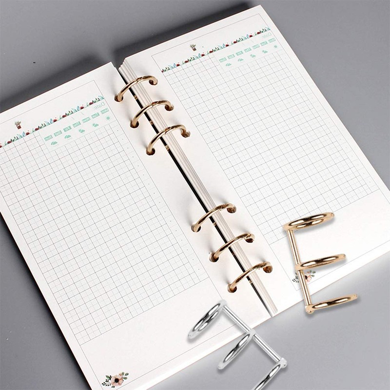 Book Ring 10 Pieces Binder Rings Loose Leaf Connector Rings