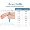 Granddaughter Silver Starter Charm Bracelet with Pendant and Gift Box