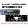 World Graphix Maserati Gear Selection Plus Climate Control Black Button