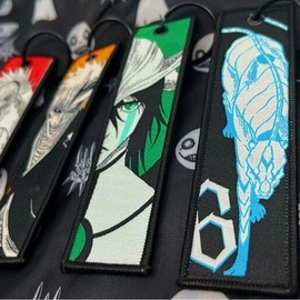 BLEACH Embroidered Anime keychains - Character Choice: Ulquiorra